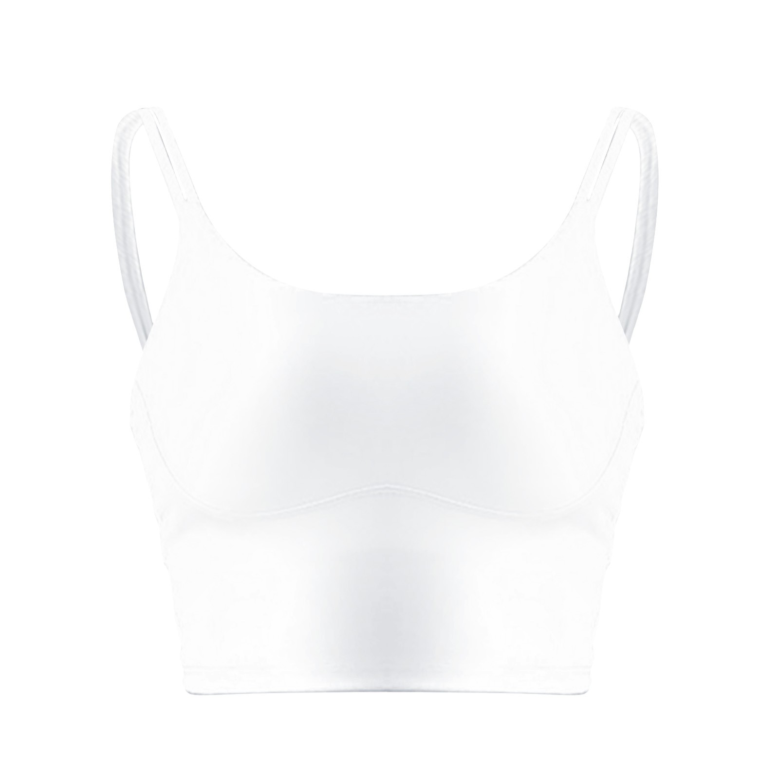thumbnail image 2 of Sujetador deportivo sin aros con relleno para mujer: nailon/spandex de secado rápido, chaleco de yoga y running a prueba de golpes, sujetador incorporado, tallas S-XL, soporte para 45-70 kg, 2 of 8